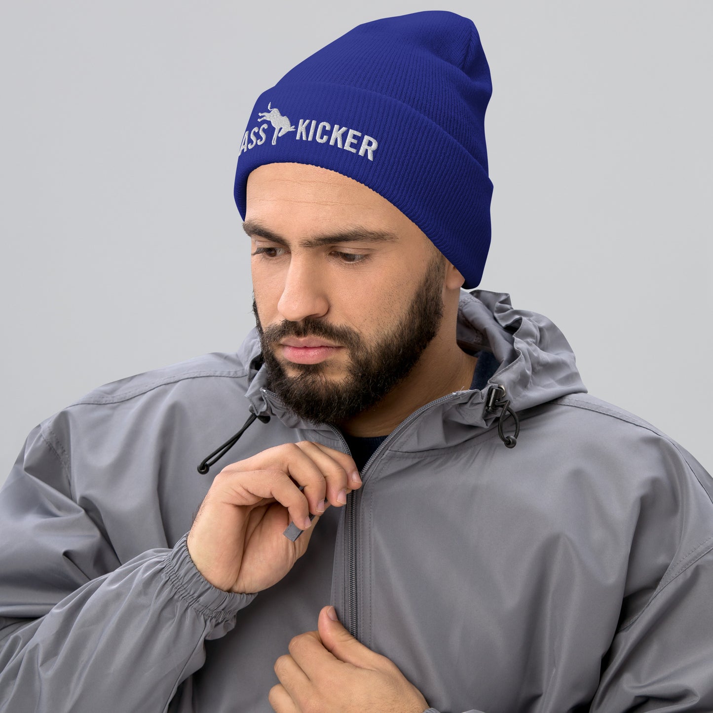 Donkey Democrat Ass Kicker Beanie Blue