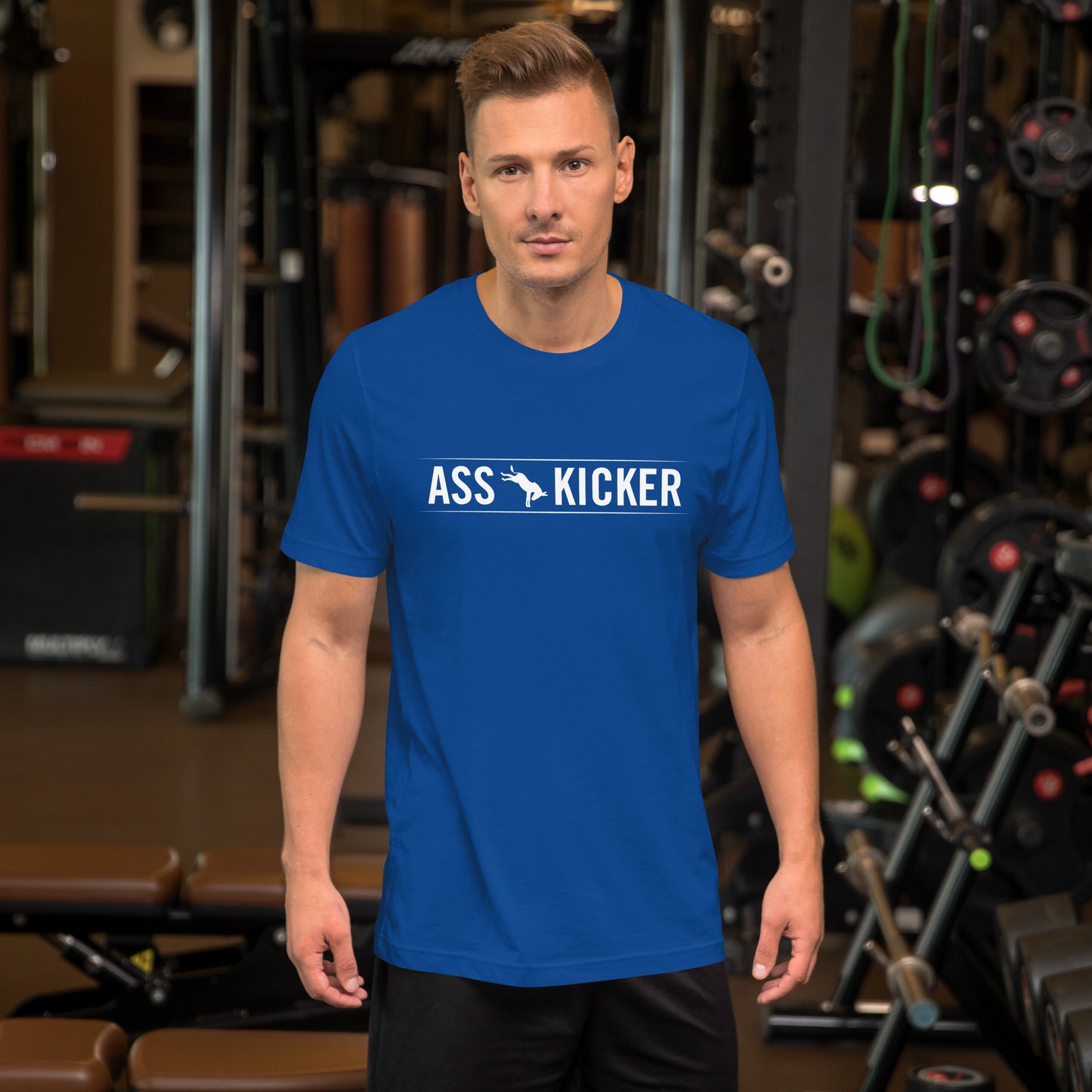 Donkey Democrat Ass Kicker T-Shirt Blue