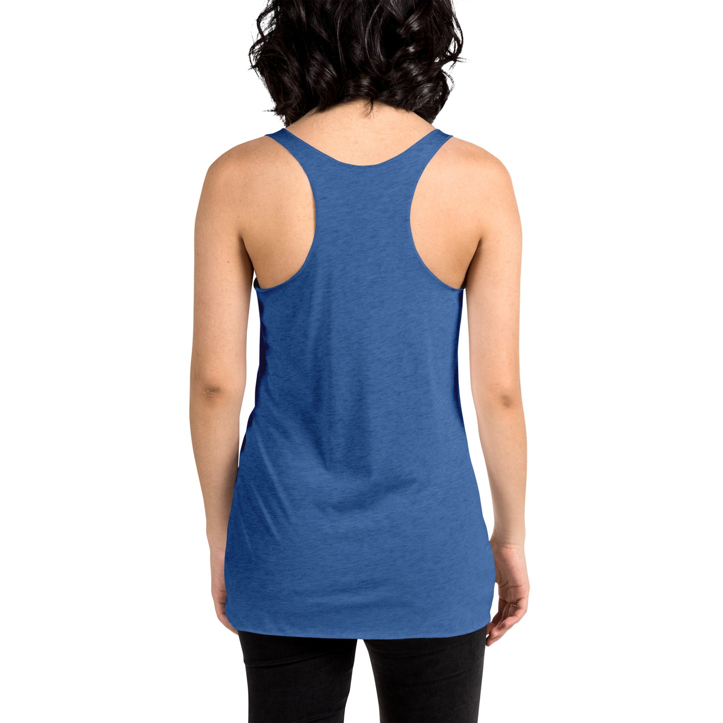 Donkey Democrat Ass Kicker Women's Racerback Tank Blue