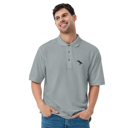 Donkey Democrat Ass Kicker Men's Polo Heather