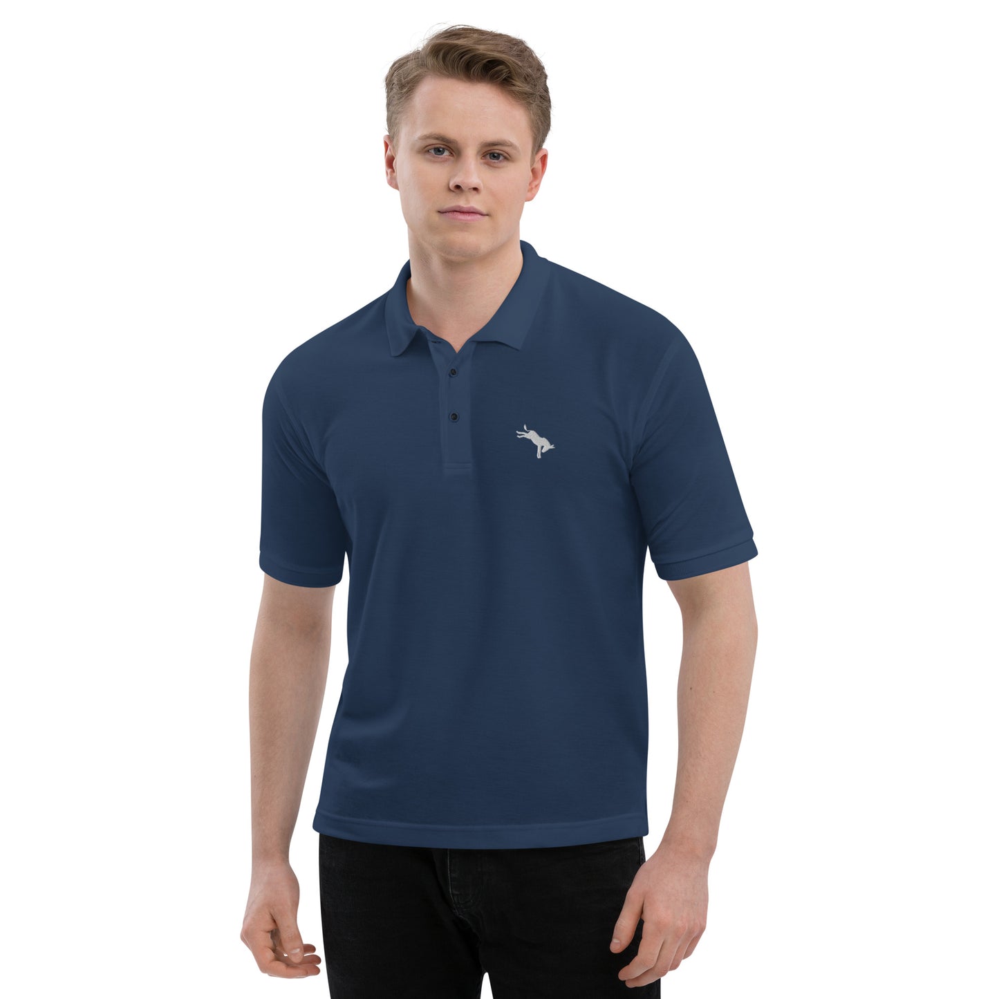 Donkey Democrat Ass Kicker Men's Navy Polo