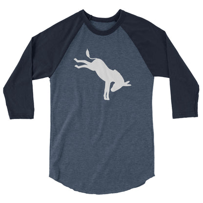 Donkey Democrat Ass Kicker Baseball Shirt