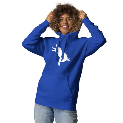 Donkey Democrat Ass Kicker Blue Hoodie