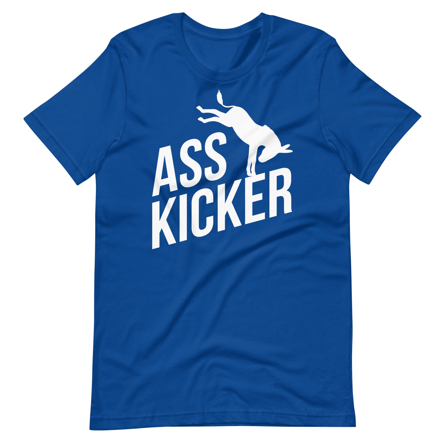 Donkey Democrat Ass Kicker Blue T-Shirt