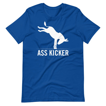 Donkey Democrat Ass Kicker Blue T-Shirt