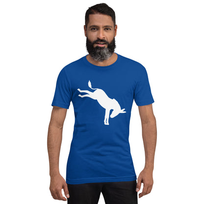 Donkey Democrat Ass Kicker Blue T-Shirt