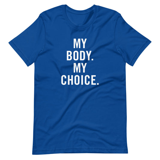 My Body My Choice Democrat Blue T-Shirt