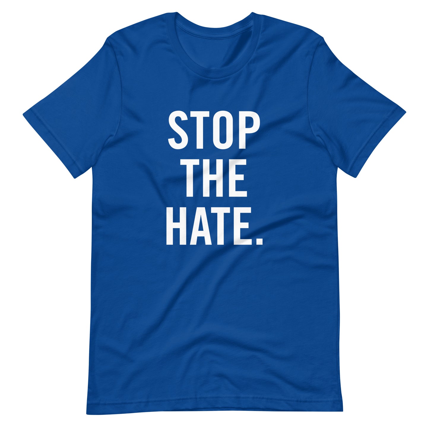 Stop The Hate T-Shirt Blue