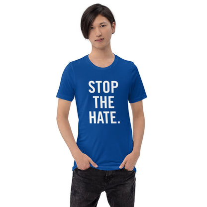 Stop The Hate T-Shirt Blue