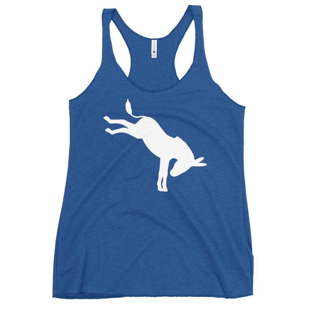 Donkey Democrat Ass Kicker Women's Racerback Tank